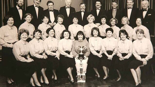 <p>The Moy Singers who won the Ballina Feis in 1993.</p>
