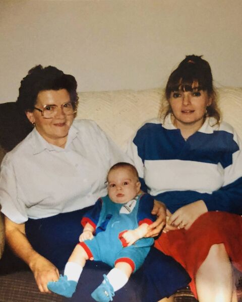 Craig pictured as a baby with his mother Anna and his late grandmother Madeleine. Craig pictured as a baby with his mother Anna and his late grandmother Madeleine.