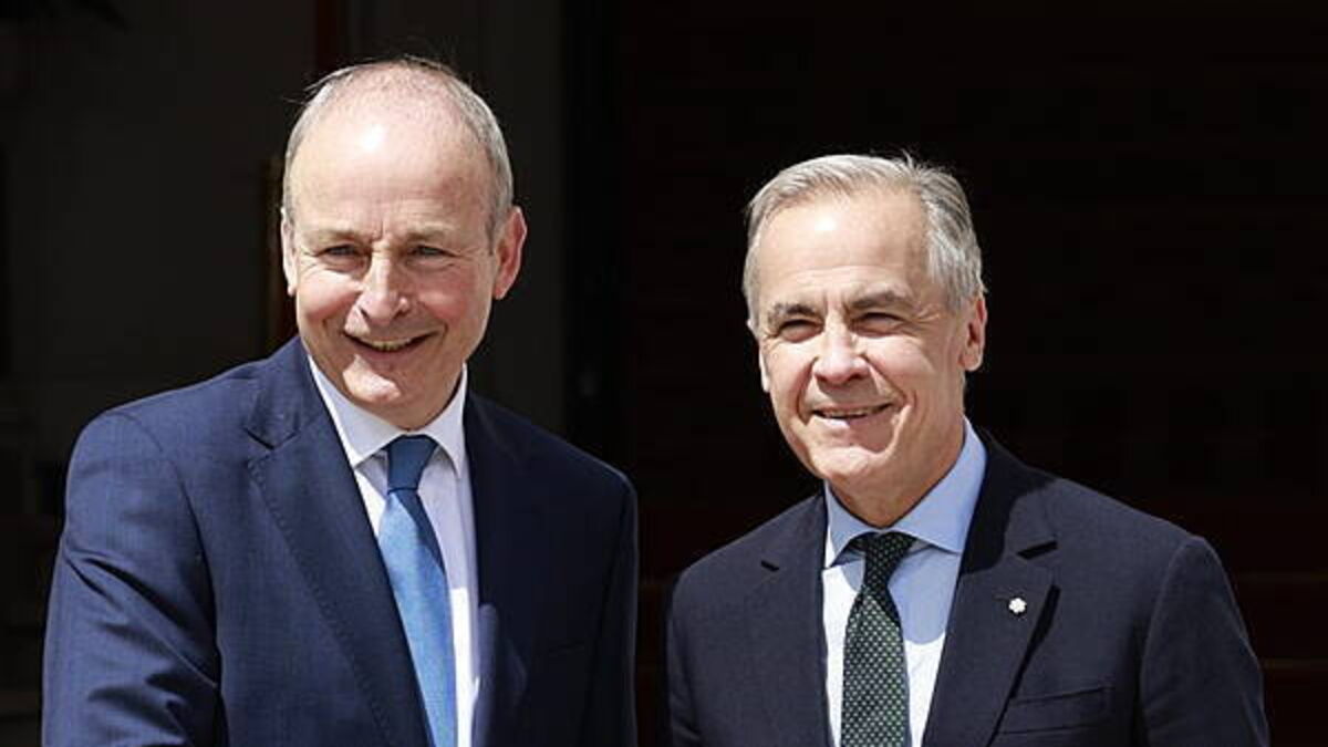 Canadian PM Mark Carney says he is ‘home’ in Ireland
