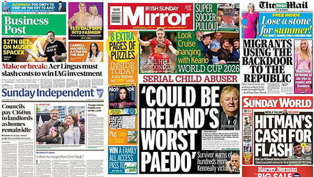What the papers say: Sunday's front pages