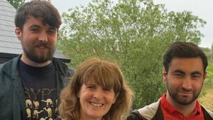 <p>Celebrating the 10 year kidney anniversary in May 2021 Colm, right, with his brother Diarmuid and mother Daire.</p> <p>Celebrating the 10 year kidney anniversary in May 2021 Colm, right, with his brother Diarmuid and mother Daire.</p>