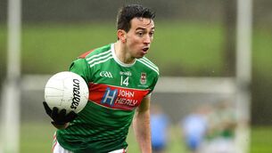<p>Evan Regan kicked a trio of two-point scores for Ballina Stephenites in their two points win at home against Castlebar Mitchels.</p> <p>Evan Regan kicked a trio of two-point scores for Ballina Stephenites in their two points win at home against Castlebar Mitchels.</p>