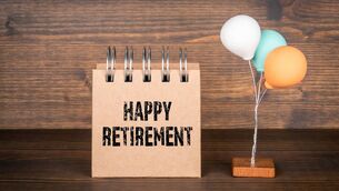 <p>HAPPY RETIREMENT. </p> <p>HAPPY RETIREMENT. </p>