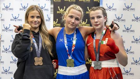 Róisín represents Ireland with pride