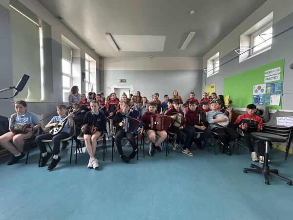The students from the three Mayo schools have united for the unique project. The students from the three Mayo schools have united for the unique project.