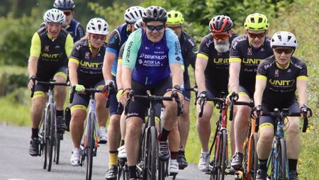 Local Notes: Finish line at the Ollie Roache Memorial Cycle in Ballintubber. 