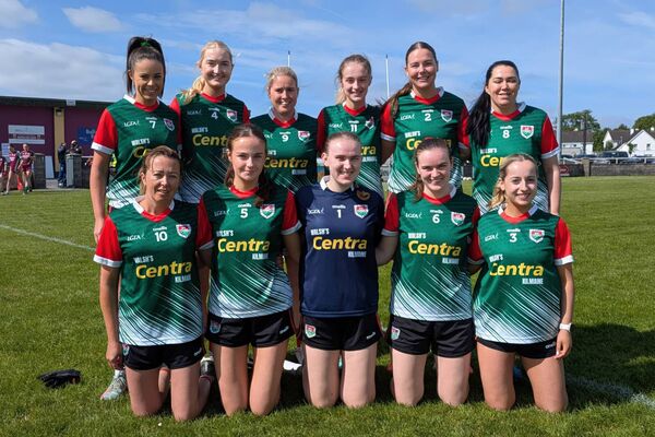 Kilmaine's 7-a-side squad who reached the final of the Éilis Maloney Memorial Tournament. Kilmaine's 7-a-side squad who reached the final of the Éilis Maloney Memorial Tournament.