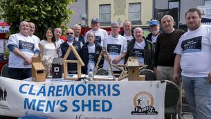 <p>Members of Claremorris Men’s Shed were out in force for the men's health awareness event in Claremorris recently. Picture: John Corless</p> <p>Members of Claremorris Men’s Shed were out in force for the men's health awareness event in Claremorris recently. Picture: John Corless</p>