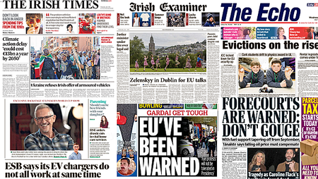 What the papers say: Wednesday's front pages
