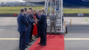 <p>Canadian Prime Minister Mark Carney is welcomed to Ireland West Airport. </p> <p>Canadian Prime Minister Mark Carney is welcomed to Ireland West Airport. </p>