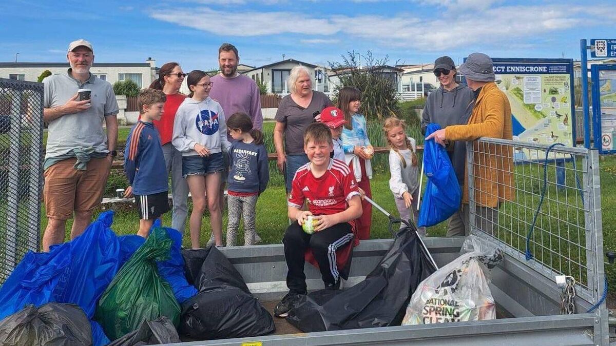 Local Notes: Kilglass Enniscrone Utd FC take part in weekly beach clean-up.