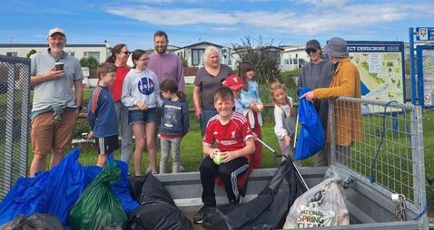 Local Notes: Kilglass Enniscrone Utd FC take part in weekly beach clean-up.