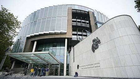 Murder trial jury told there is footage of moment victim ran from house with hand on chest