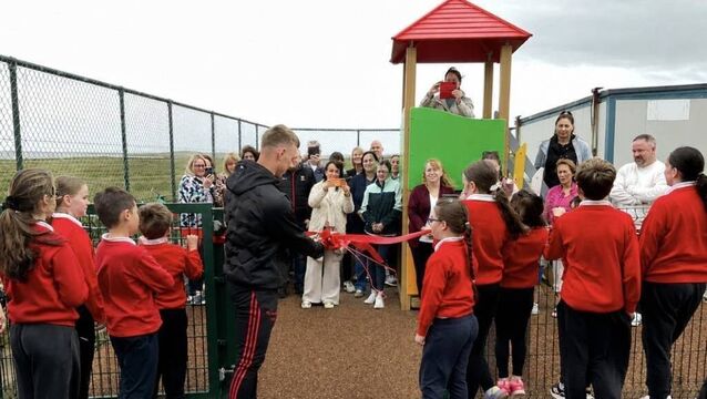 Local Notes: Shraigh NS celebrates opening of new playground.