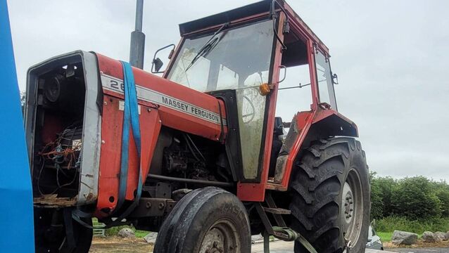 Mayo road user without valid licence, insurance, or tax has tractor seized 