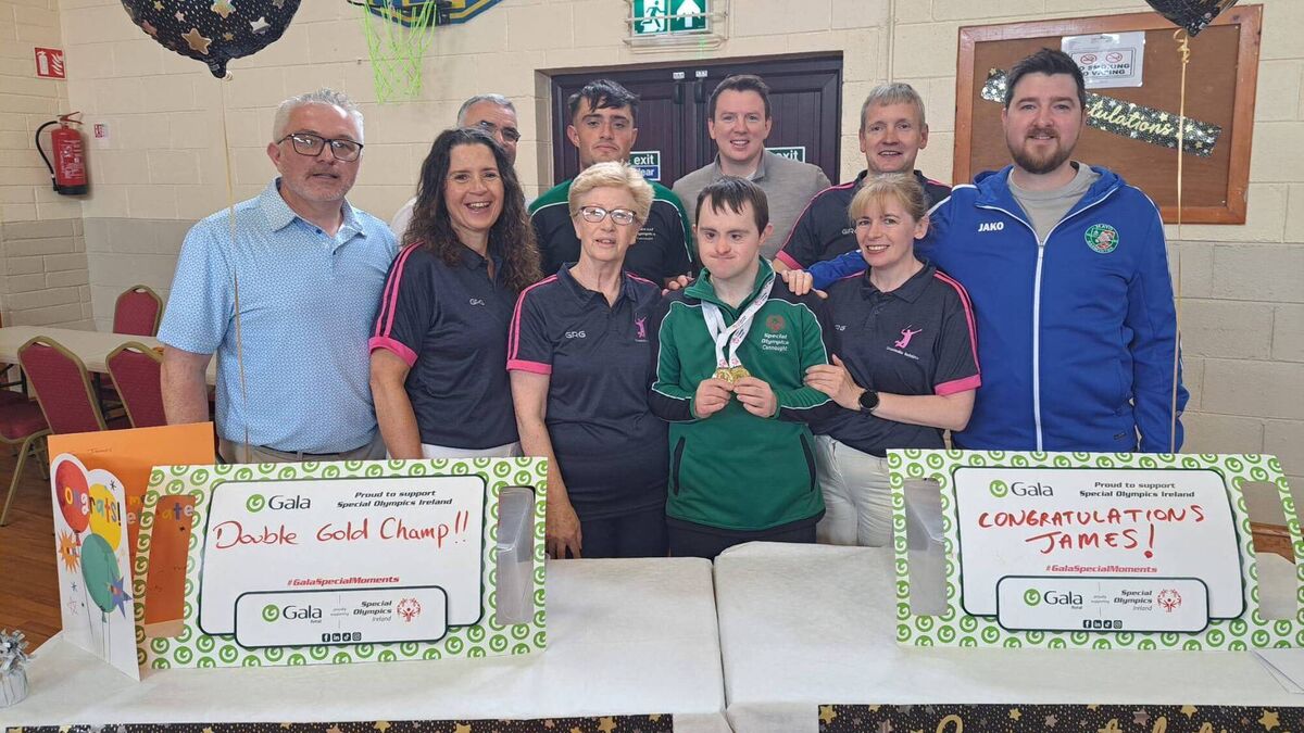 Olympic joy for James is marked in style