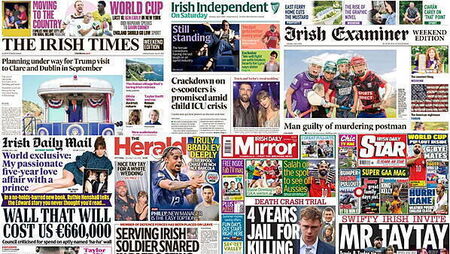 What the papers say: Saturday's front pages