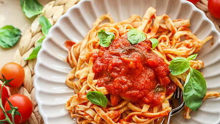 Isabella Barbato’s tagliatelle with her mum’s tomato sauce