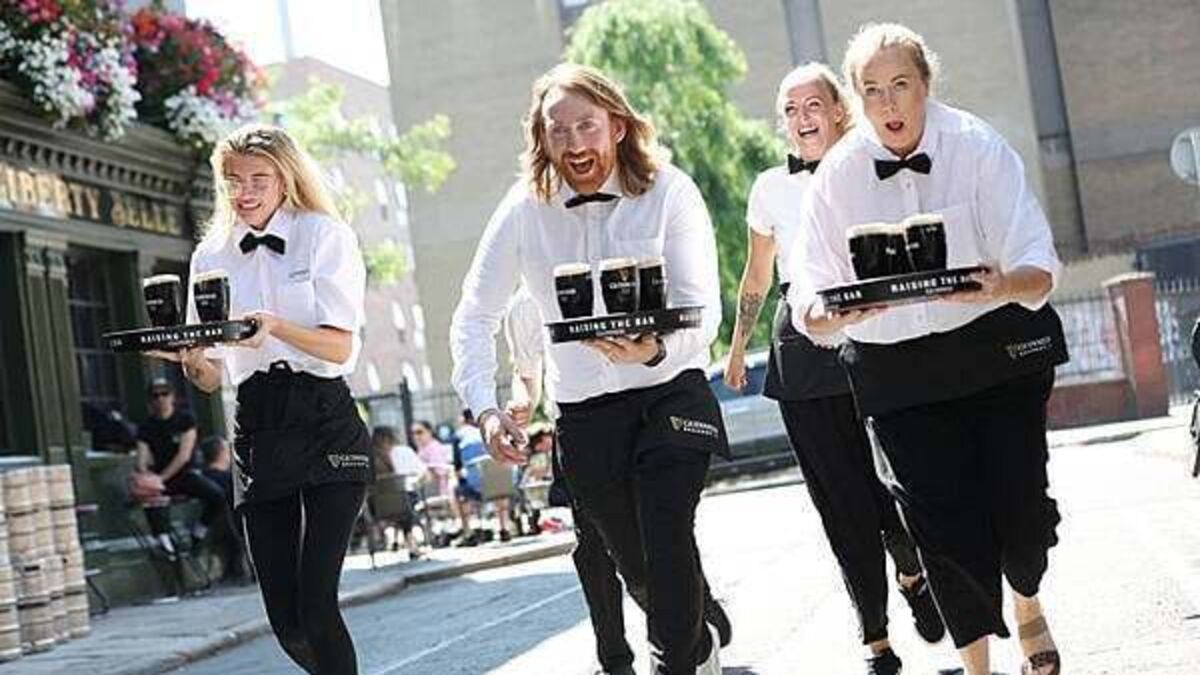 Bartenders' racing returns to Dublin's Liberties