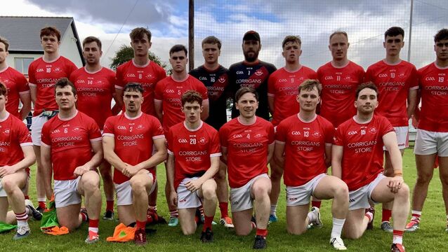 <p>The Ballintubber senior team who completed their league campaign with a fine win over Crossmolina. While both sides were short a half a dozen regular players they served an entertaining game of quality Gaelic football. Picture by Tom Quinn.</p>