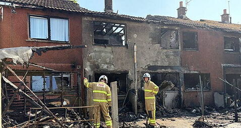 Fire which destroyed homes ‘likely caused by embers from nearby bonfire’