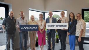 <p>Launching Castlebar Chamber’s Inaugural Flagship Event ‘Accelerate 2026’ is; Ger Duffy (Castlebar Chamber), Damian Cashin (Cashin Family – Event Sponsor), Carmel Keane (Fort Wayne – Event Sponsor), Maria Staunton (Castlebar Chamber President & ATU – Event Sponsor), John Caufield – Castlebar Chamber, Una Kilbane (Castlebar Chamber & Breaffy House Resort – Event Sponsor), Irene Joyce (Fort Wayne – Event Sponsor), and Gillian Conway McGreal (Castlebar Chamber).</p> <p>Launching Castlebar Chamber’s Inaugural Flagship Event ‘Accelerate 2026’ is; Ger Duffy (Castlebar Chamber), Damian Cashin (Cashin Family – Event Sponsor), Carmel Keane (Fort Wayne – Event Sponsor), Maria Staunton (Castlebar Chamber President & ATU – Event Sponsor), John Caufield – Castlebar Chamber, Una Kilbane (Castlebar Chamber & Breaffy House Resort – Event Sponsor), Irene Joyce (Fort Wayne – Event Sponsor), and Gillian Conway McGreal (Castlebar Chamber).</p>