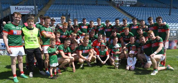 Ballina Stephenites who defeated Westport in the AbbVie Mayo SFL Division 1 final at Hastings Insurance MacHale Park last Sunday. Picture: David Farrell Photography Ballina Stephenites who defeated Westport in the AbbVie Mayo SFL Division 1 final at Hastings Insurance MacHale Park last Sunday. Picture: David Farrell Photography