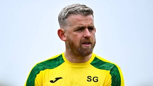 <p>Castlebar Celtic manager Stevie Gavin was delighted with his side after they defeated Douglas Hall to reach the third round of the FAI Senior Cup. Picture: Miller/Sportsfile </p> <p>Castlebar Celtic manager Stevie Gavin was delighted with his side after they defeated Douglas Hall to reach the third round of the FAI Senior Cup. Picture: Miller/Sportsfile </p>