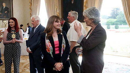 Presidential reception marks countdown to Fleadh in Belfast