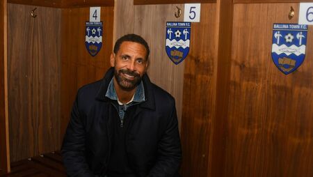 Signed Rio Ferdinand jersey on offer in Mayo raffle