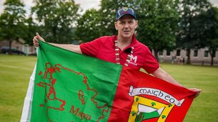 <p>Cllr Ger Deere is encouraging Mayo fans to buy local.</p> <p>Cllr Ger Deere is encouraging Mayo fans to buy local.</p>