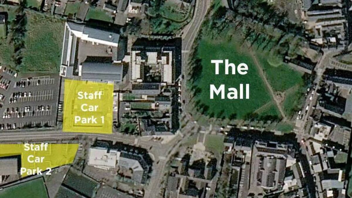 Extra parking for big screen showing of Mayo match