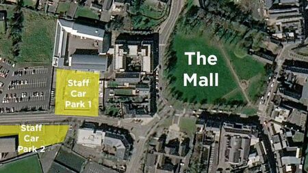Extra parking for big screen showing of Mayo match