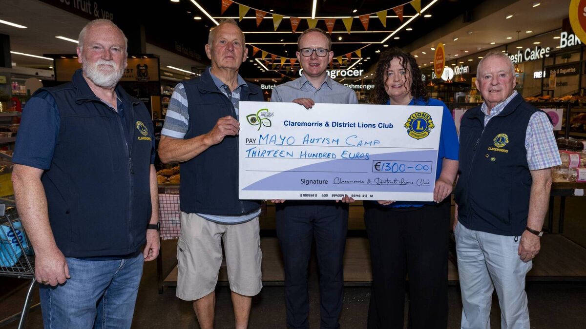Local Notes: Claremorris Lions raised funds for Mayo Autism Camp