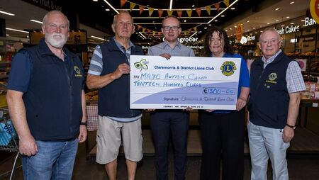 Local Notes: Claremorris Lions raised funds for Mayo Autism Camp