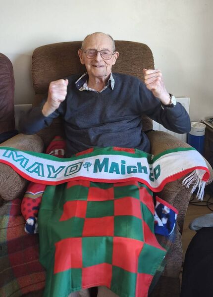 98-year-old Paddy Nyland is hoping Mayo can put their All-Ireland SFC Final hoodoo to bed, 75 years after he was in Croke Park to last see the county lift the Sam Maguire Cup. Paddy's late brother Martin Nyland for years served the Western People as its Swinford correspondent. 98-year-old Paddy Nyland is hoping Mayo can put their All-Ireland SFC Final hoodoo to bed, 75 years after he was in Croke Park to last see the county lift the Sam Maguire Cup. Paddy's late brother Martin Nyland for years served the Western People as its Swinford correspondent.