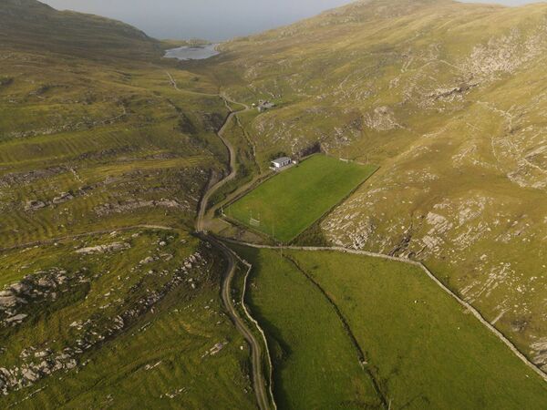 The most westerly GAA pitch in Co Mayo is on Inishturk, a one hour ferry crossing from Roonagh. The most westerly GAA pitch in Co Mayo is on Inishturk, a one hour ferry crossing from Roonagh.