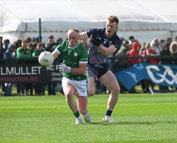 London wing-back Conor O'Donoghue, from Charlestown, is pursued by his Mayo midfielder David McBrien from Ballaghaderreen during this year's Connacht SFC quarter-final. Picture: Sheila Fernandes London wing-back Conor O'Donoghue, from Charlestown, is pursued by his Mayo midfielder David McBrien from Ballaghaderreen during this year's Connacht SFC quarter-final. Picture: Sheila Fernandes