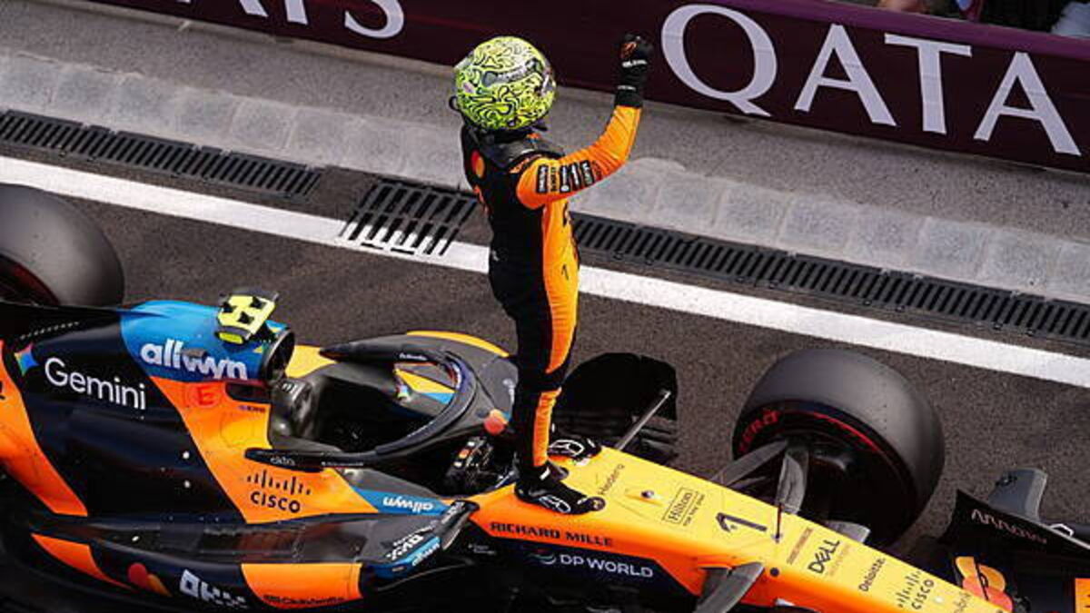 Lando Norris pips Lewis Hamilton to Hungary pole as Mercedes duo struggle