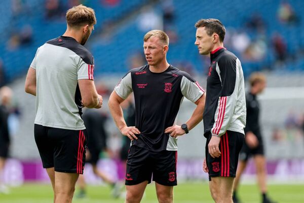 Mayo's Aidan O'Shea, Ryan O'Donoghue and Diarmuid O'Connor inspect the pitch ahead of the All-Ireland final. Piucture: INPHO/Ryan Byrne Mayo's Aidan O'Shea, Ryan O'Donoghue and Diarmuid O'Connor inspect the pitch ahead of the All-Ireland final. Piucture: INPHO/Ryan Byrne