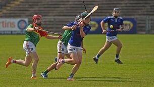<p>Fionn Delaney scored 1-8 against Moytura in the Junior A Hurling Final. Picture: Conor McKeown</p>