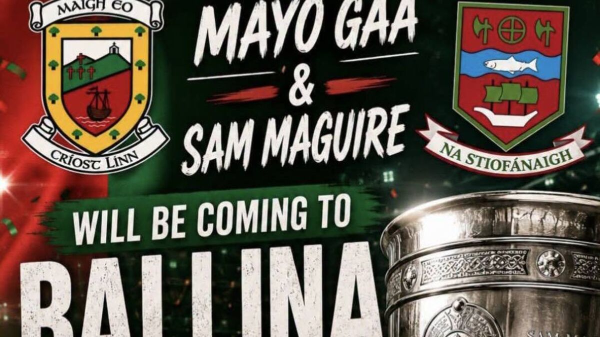 Time confirmed for Mayo team's Ballina homecoming