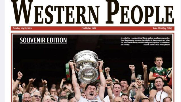 <p>Get your copy before the Western People's souvenir edition is sold out again.</p>