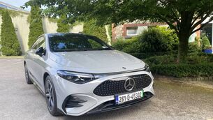 <p>This four-door coupe is a real eye-catcher with its stunning front, long wheelbase, short overhangs and strong rear end.</p>