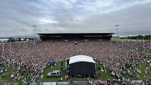 <p>The scenes at the Castlebar homecoming</p> <p>The scenes at the Castlebar homecoming</p>