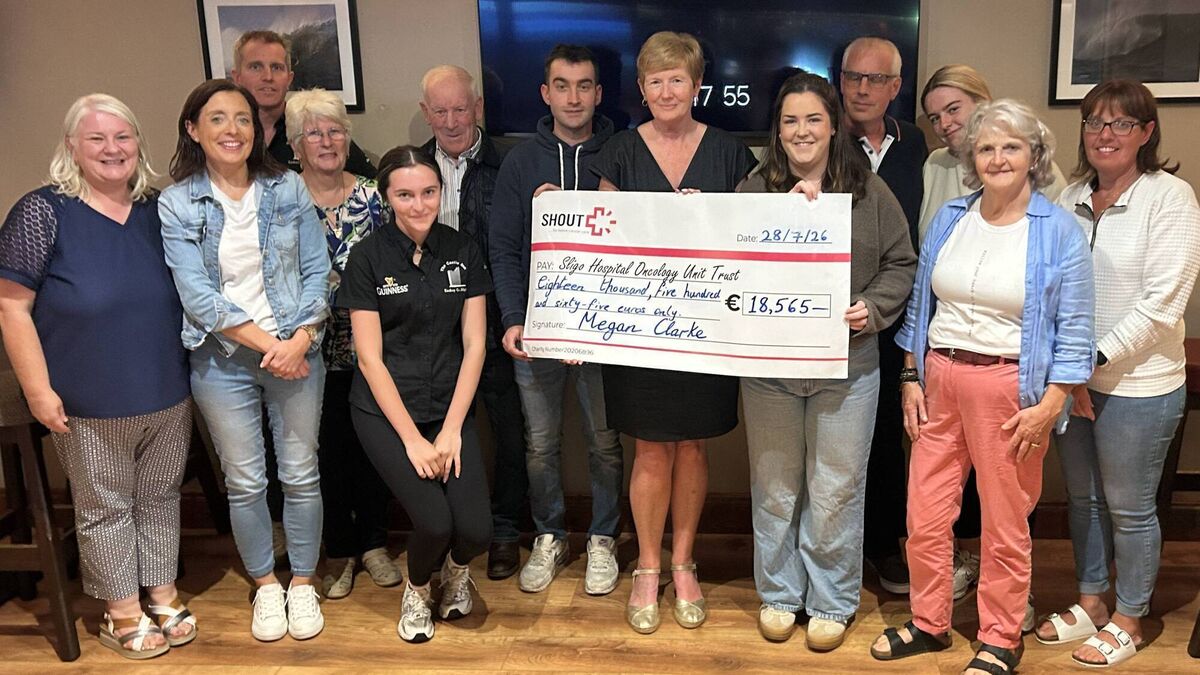 Local Notes: Easkey Fun Run cheque presentation.