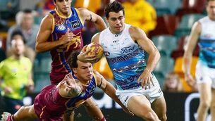 <p>The Kilmaine native in AFL action (Photo by Russell Freeman/AFL Photos via Getty Images)</p>
