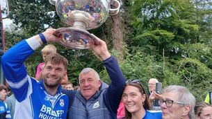 <p>Aidan O'Shea pictured with his parents Jim and Sheila and sister Meadbh on the open top bus tour at Breaffy GAA Club.</p> <p>Aidan O'Shea pictured with his parents Jim and Sheila and sister Meadbh on the open top bus tour at Breaffy GAA Club.</p>
