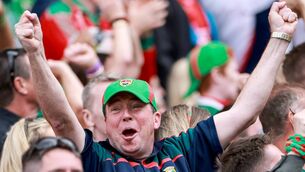 <p> A Mayo fan shows what 75 years of waiting meanT to him in Croke Park last Sunday. Picture: INPHO/James Crombie</p> <p> A Mayo fan shows what 75 years of waiting meanT to him in Croke Park last Sunday. Picture: INPHO/James Crombie</p>