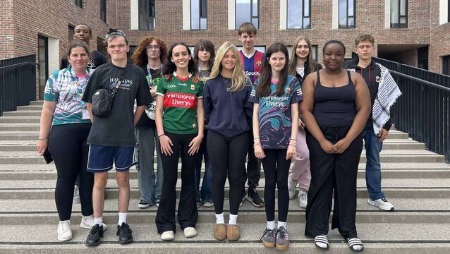 <p>Young people from Mayo recently joined more than 300 delegates from Ireland and the United States at Foróige’s Leadership for Life Youth Conference at Maynooth University. Pictured are Frankie Stevens, Aisha Hogan, Keira Glynn, Katie Ruane, Victory Adebiyi, Abdullah Aliu, Autumn Holmes, Saoirse Errity, Leland Farman, Olivia Jerczyska and Qais Al Shamali.</p>